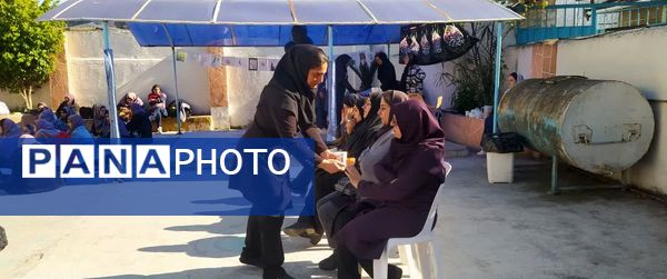 مراسم ایام فاطمیه در دبیرستان نجم قائمشهر