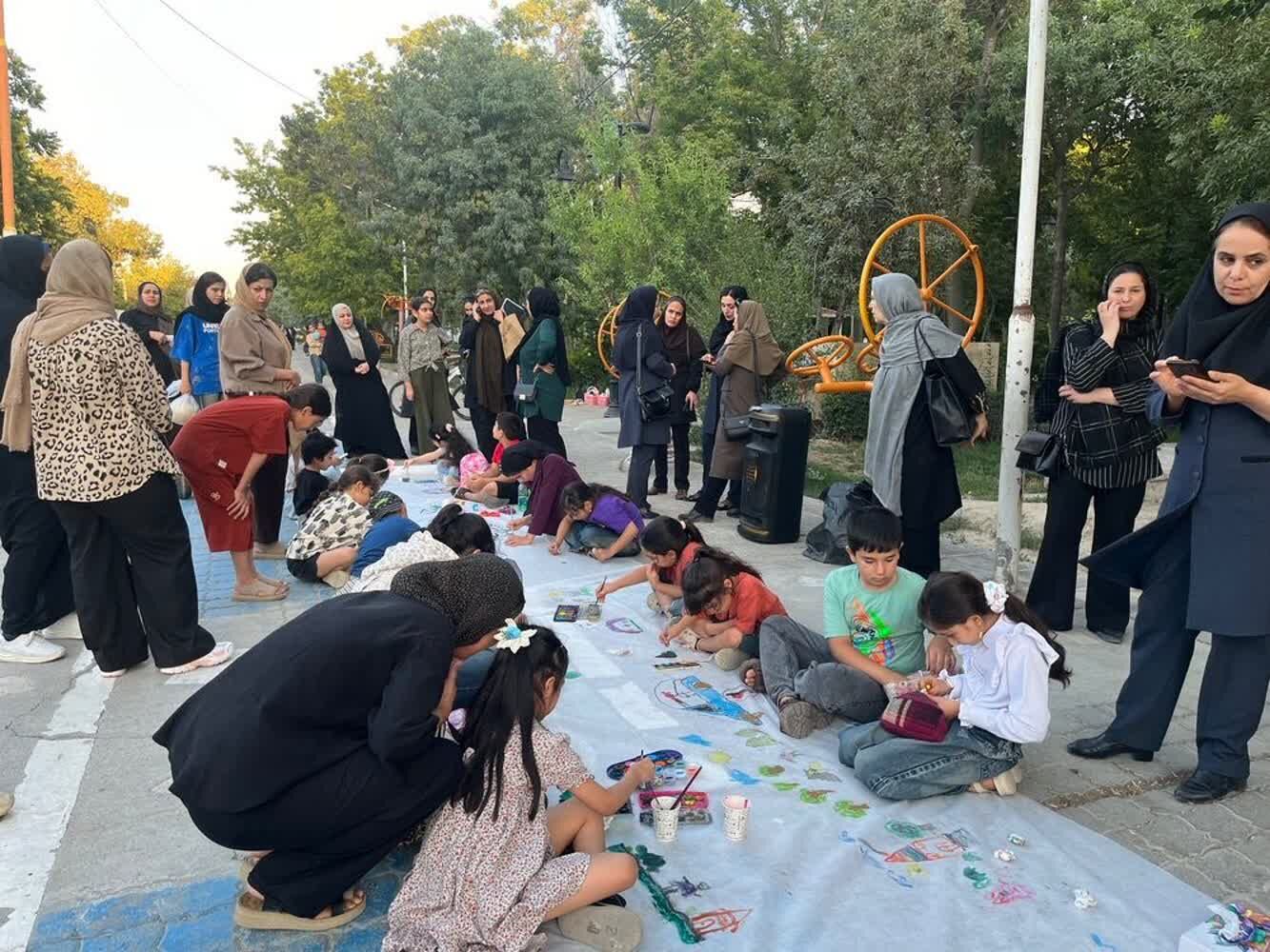پویش تجلی عشق دانش آموزان سما در شهرستان شیروان