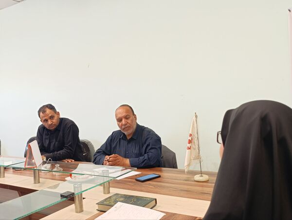 نشست خبری اصحاب رسانه با رییس اداره بهزیستی شهرستان خلیل آباد 