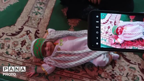 مراسم شیرخوارگان حسینی در مهدیه معلا شهر میلاجرد