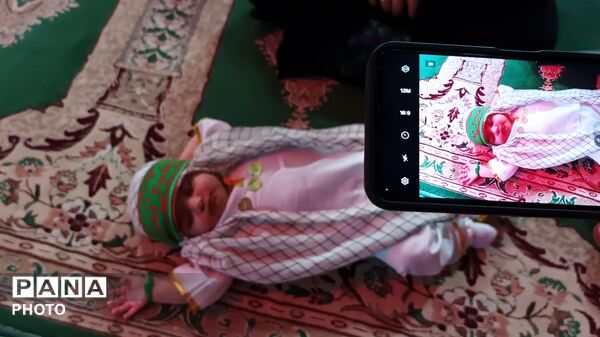 مراسم شیرخوارگان حسینی در مهدیه معلا شهر میلاجرد