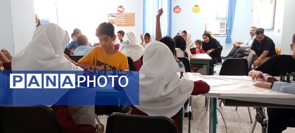 برگزاری مسابقه شطرنج میان دانش‌‌‌آموزان ابتدایی در فین