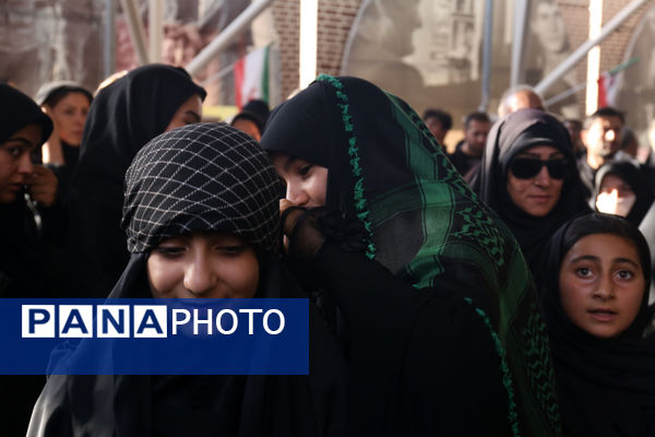 پیاده‌روی جاماندگان اربعین حسینی در تبریز