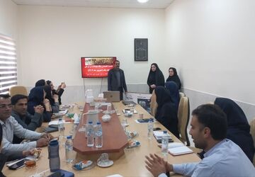 نشست تخصصی اداره اوقاف و امور خیریه شهرستان جم و شبکه بهداشت و درمان شهرستان 