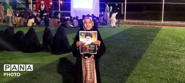 مراسم سوگواری رهبر شهید امام قائد در روستای زیارت پیرکرکان قلعه‌گنج 
