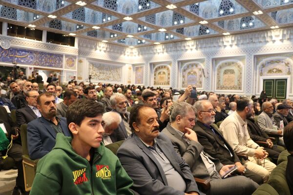 اختتامیه  بیست‌ودومین اجلاس بین‌المللی پیر غلامان حسینی در تالار قدس حرم رضوی