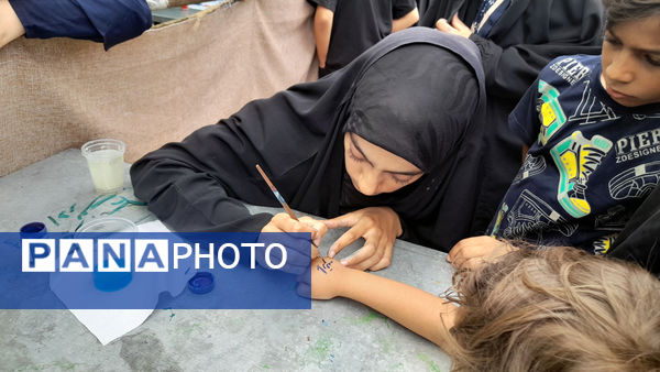 نقاشی‌های کودکان با موضوع اربعین حسینی