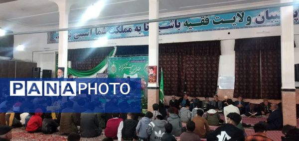 محفل انس با قرآن کریم در مسجد جامع تیتکانلو