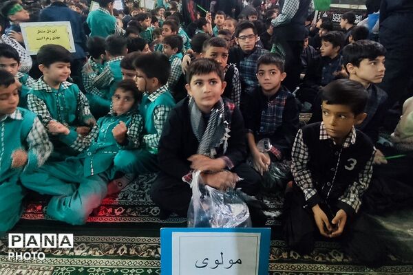 نوگلان فاطمی در آغوش حضرت عبدالعظیم حسنی (ع)