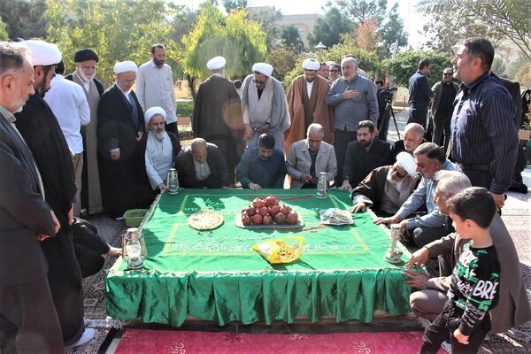 مراسم سالگرد تدفین شهدای گمنام موسسه علمی فرهنگی دارالحدیث قم