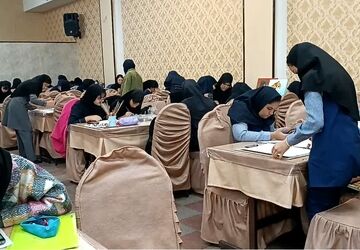 مرحله شهرستانی هنرهای تجسمی بافق با حضور منتخبین متوسطه اول و دوم
