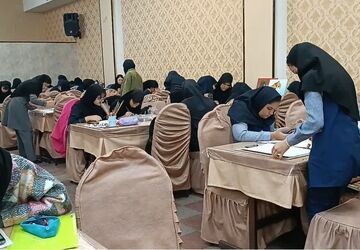 مرحله شهرستانی هنرهای تجسمی بافق با حضور منتخبین متوسطه اول و دوم