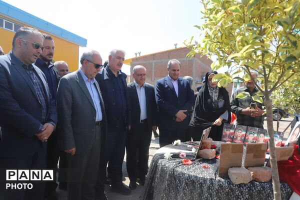  آیین کلنگ‌زنی مدرسه ۶ کلاسه خیرساز در خسروشاه