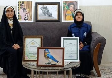 مادرم استعداد نقاشی من را کشف کرد