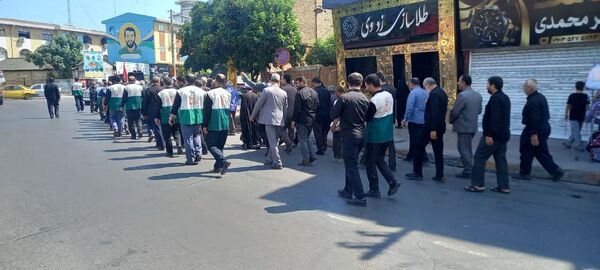 عزاداری شهادت ثامن‌الحجج(ع) در جویبار