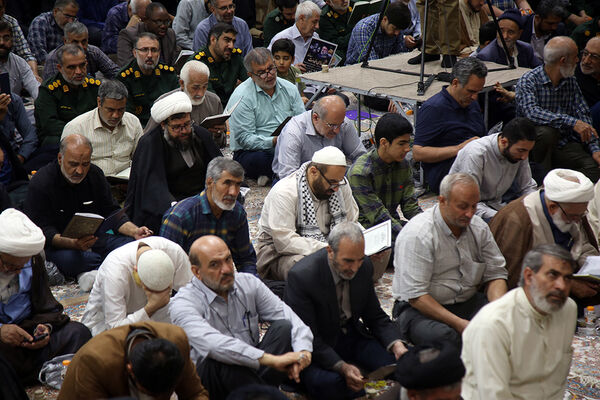 مراسم بزرگداشت والده «سید حسن نصرالله» در قم