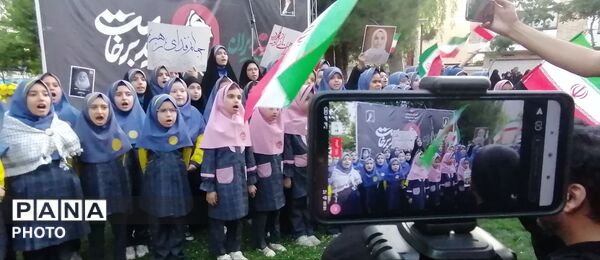 آیین وداع با رهبر شهید انقلاب در بام ایران