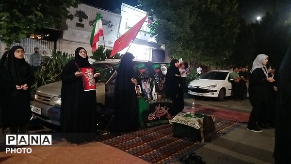 حماسه سازی مردم برای صد و بیست و چهار شب در مسجد جامع شهرستان نیشابور