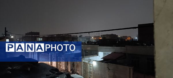 گذری بر دقایق اول بارش برف پاییزی در نیشابور 