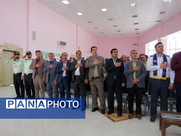 برگزاری اردوی تمشک پسران در اردوگاه شهید چمران بجنورد 