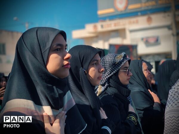 مردم گالیکش کفن پوش به میدان آمدند