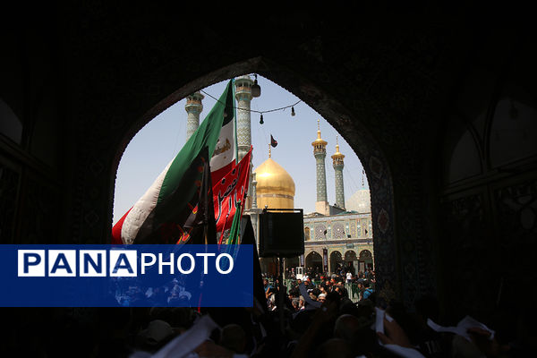 عزاداری تاسوعای حسینی(ع) در حرم حضرت معصومه(س)