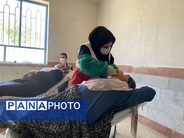 اعزام کاروان سلامت جمعیت هلال احمر مانه و سملقان به مناطق محروم بربر قلعه