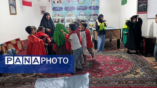 برپایی مهد آدینه نور در مسجد صاحب الزمان آشخانه 