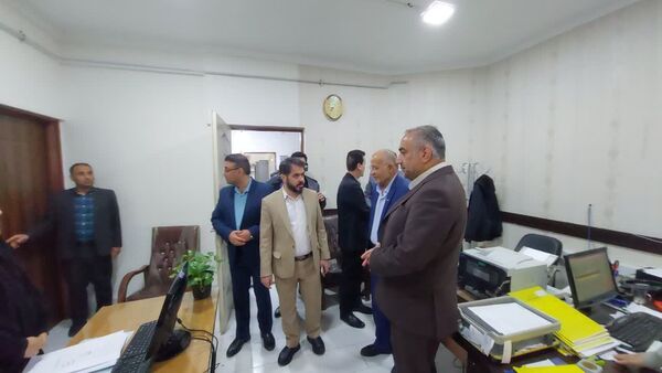 کلنگ زنی ساختمان دادگاه بخش فندرسک