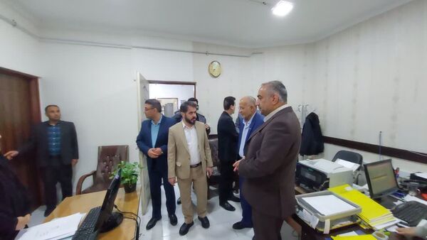 کلنگ زنی ساختمان دادگاه بخش فندرسک