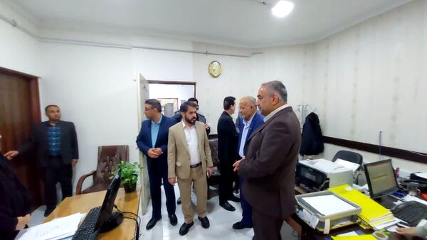 کلنگ زنی ساختمان دادگاه بخش فندرسک