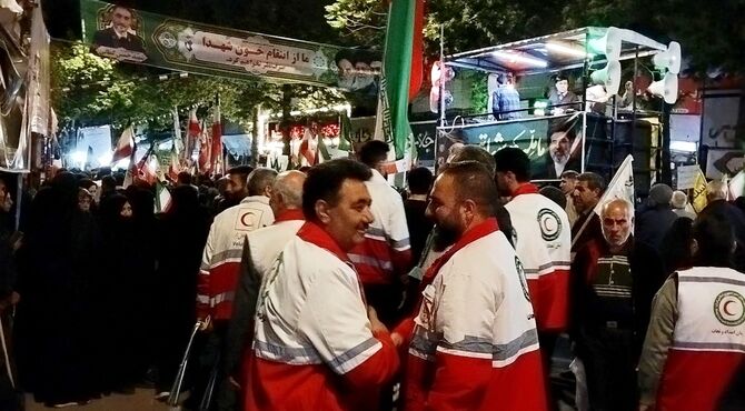 شبی به نام هلال احمر