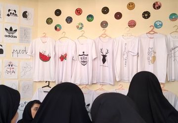 بازدید دانش‌آموزان آموزشگاه فدک از هنرستان حضرت زهرا(س) شهرستان بن