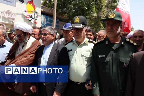 راهپیمایی جمعه خشم علیه جنایات رژیم غاصب صهیونیستی در کوهدشت