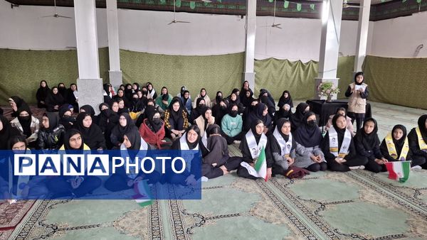 جشن روز دانش آموز دختران دبیرستان حضرت فاطمه و حضرت رقیه در مهدیه شهر بار نیشابور 