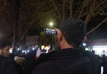 عزاداری شب نوزدهم در خیابان های نیشابور 