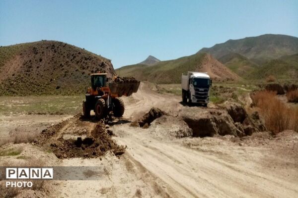 بهسازی جاده بار به بجنو به همت شهرداری بار