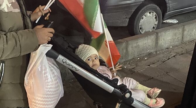 چهلم شهدای میناب در میدان شهدا