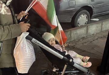 چهلم شهدای میناب در میدان شهدا