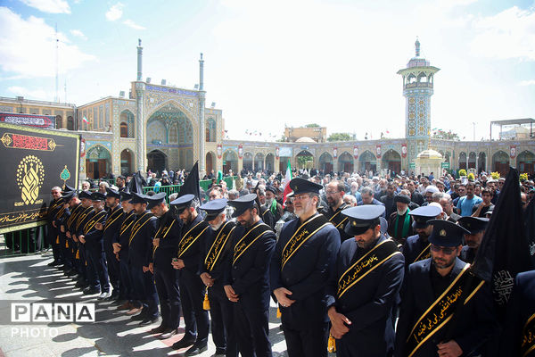 مراسم سالروز شهادت امام جواد(ع) در حرم بانوی کرامت