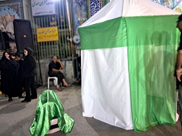 آیین خیمه سوزان در مسجد ابوالفضل قائمشهر