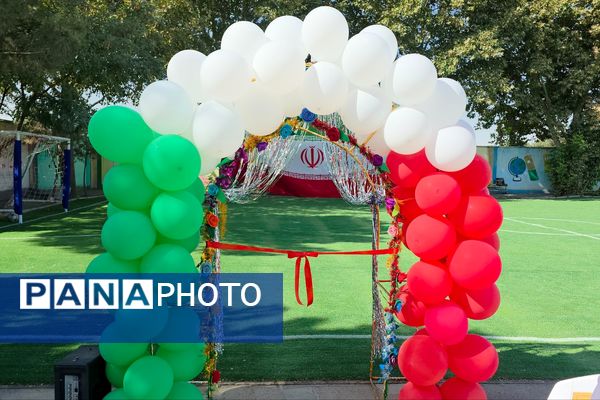 آیین افتتاحیه زمین چمن مصنوعی دبستان اسماعیل سامنی ناحیه ۲ بهارستان