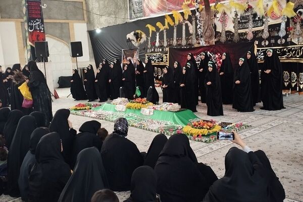 مراسم شهادت حضرت رقیه (س) در حسینیه حضرت ابوالفضل بهارستان دو