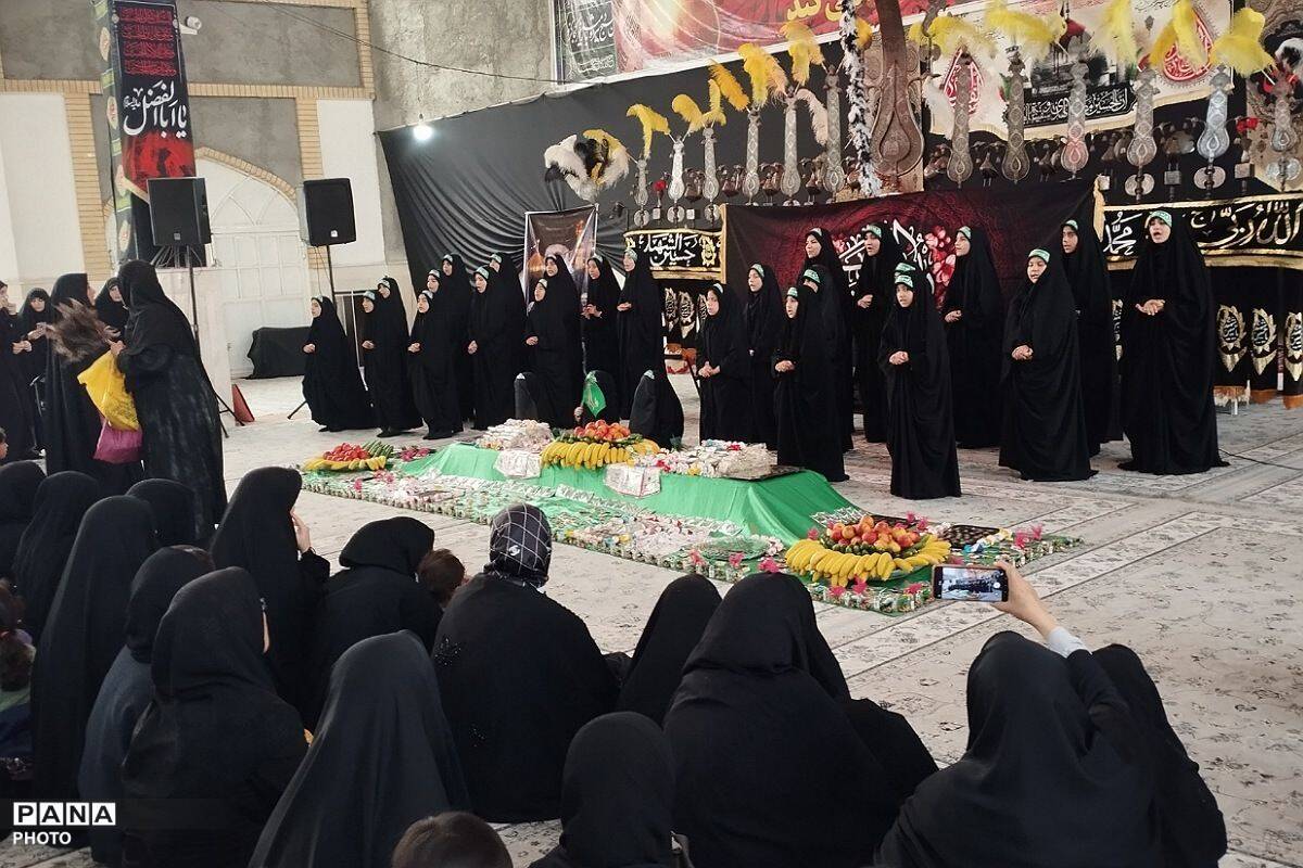 مراسم شهادت حضرت رقیه (س) در حسینیه حضرت ابوالفضل بهارستان دو