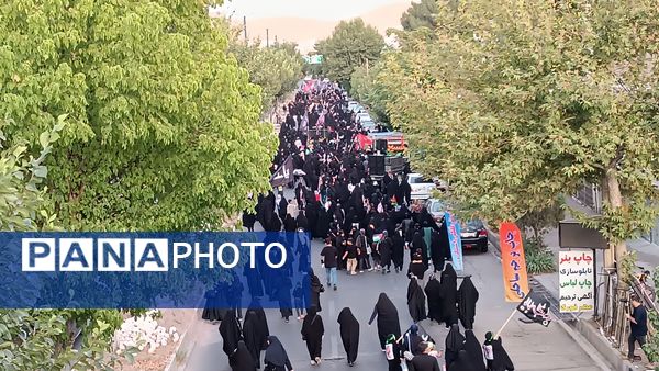 حضور مردم شهرستان نیم‌ور و محلات در پیاده‌روی جاماندگان اربعین