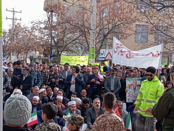 حماسه حضور مردم ولایت‌مدار باخرز در راهپیمایی ۲۲ بهمن