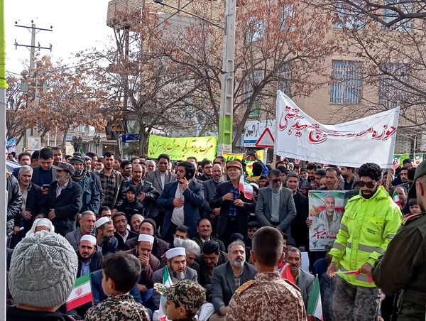 حماسه حضور مردم ولایت‌مدار باخرز در راهپیمایی ۲۲ بهمن