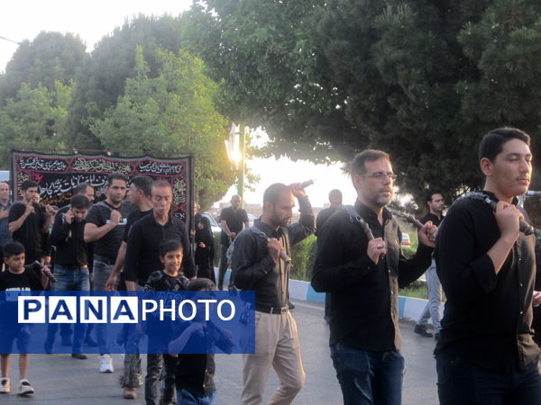 مراسم پیاده‌روی هیات سراسر شهر دولت آباد به سمت آستان مقدس سیدان الکریمان برخوار 