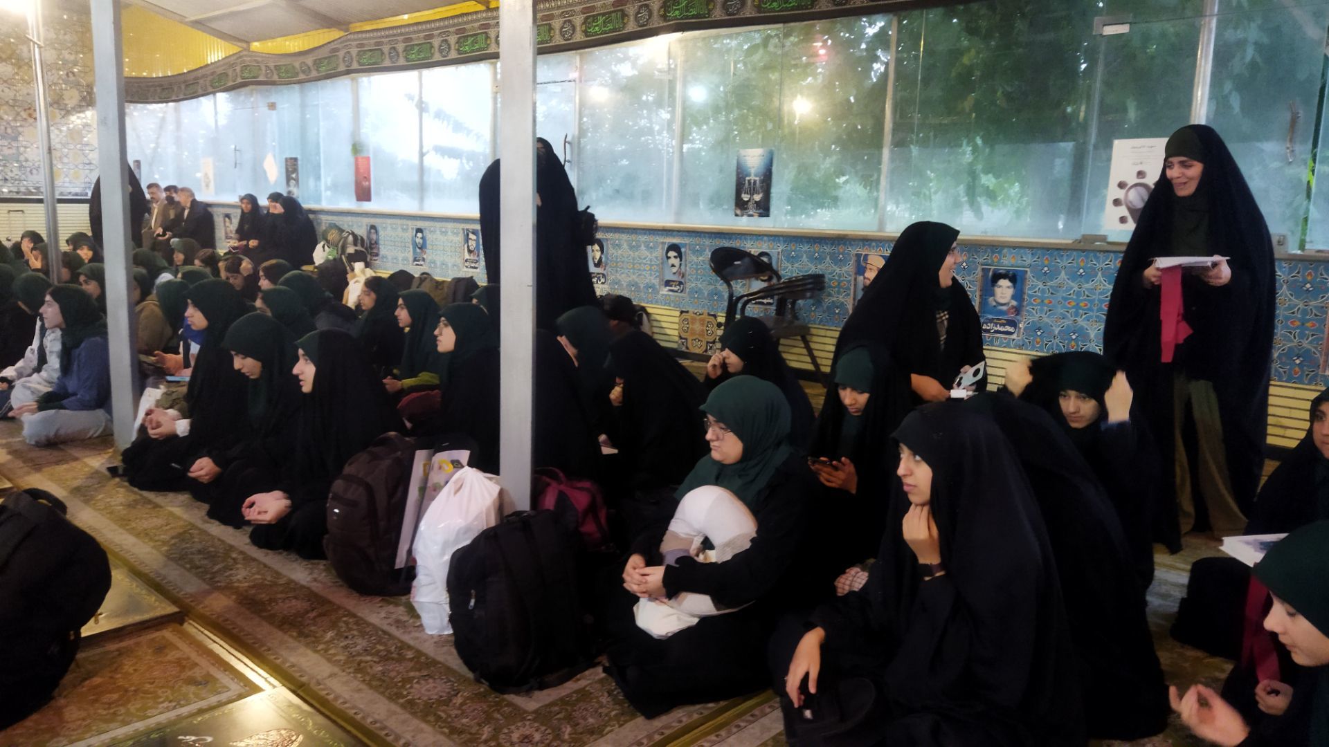 اعزام دانش‌آموزان دختر قائمشهری به اردوی راهیان نور