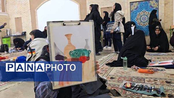باغ دولت آباد یزد میزبان هنرنمایی دانش‌آموزان ناحیه یک در جشنواره «فردا»
